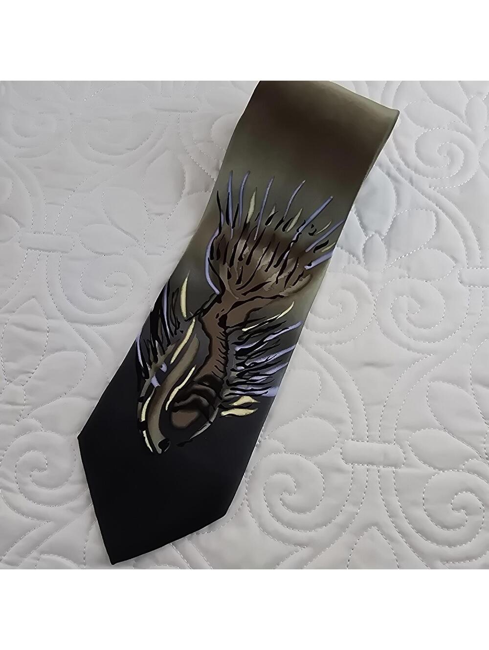 J. Garcia Little Fish Collection Silk Tie Fish Novelty Art Tie